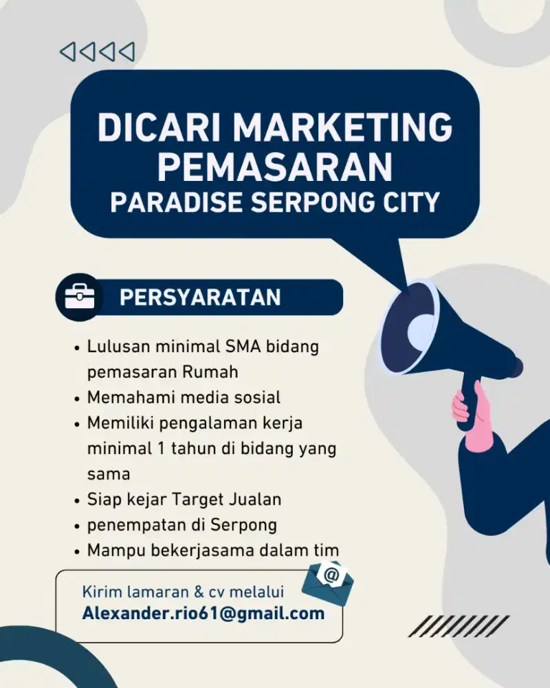 Lowongan kerja marketing perumahan
