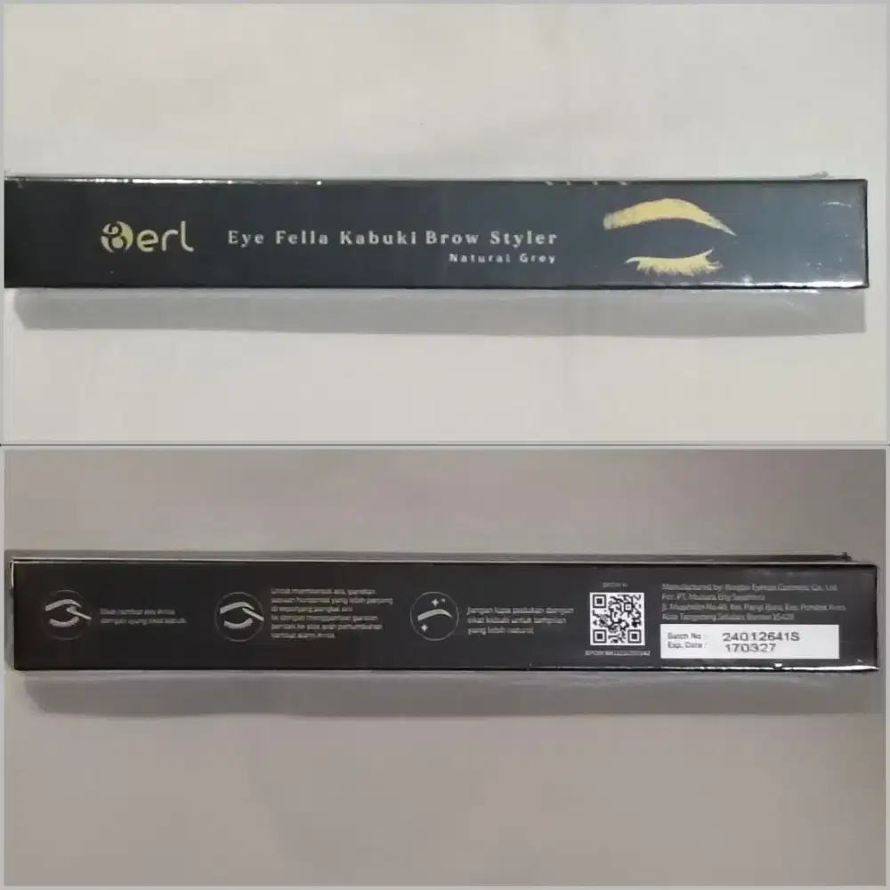 BERL _ Eye Fella Kabuki
Brow Styler Natural Grey (100% New)
