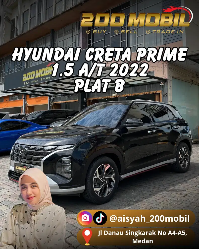 [Plat B] Hyundai Creta Prime 1.5 A/T 2022