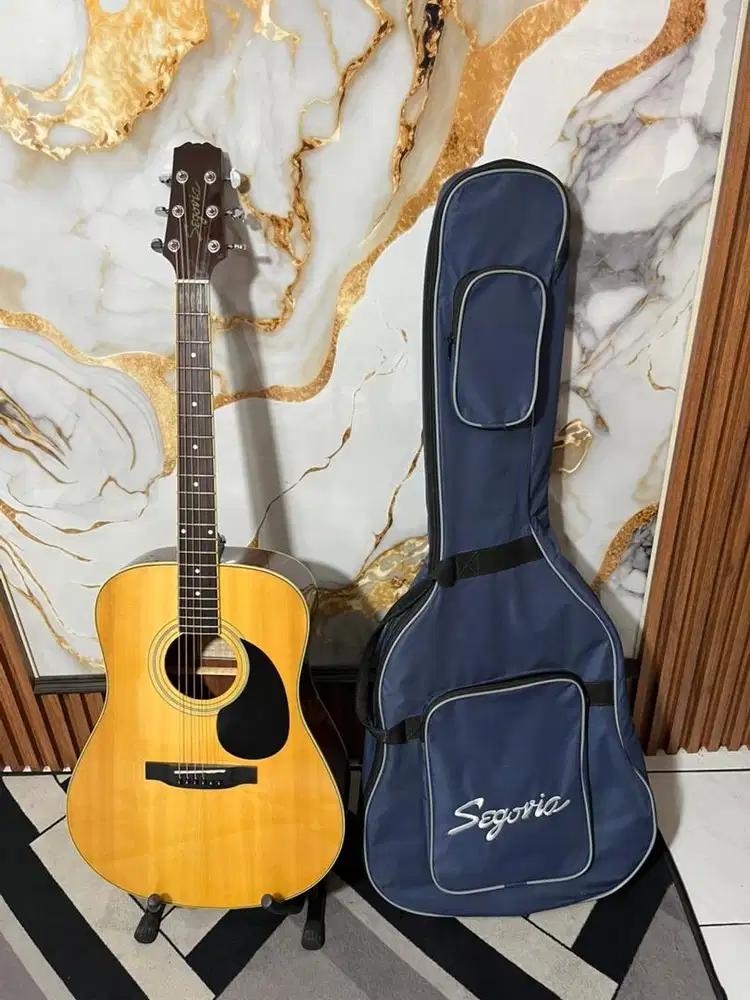 gitar akustik elektrik segovia d07 gn original