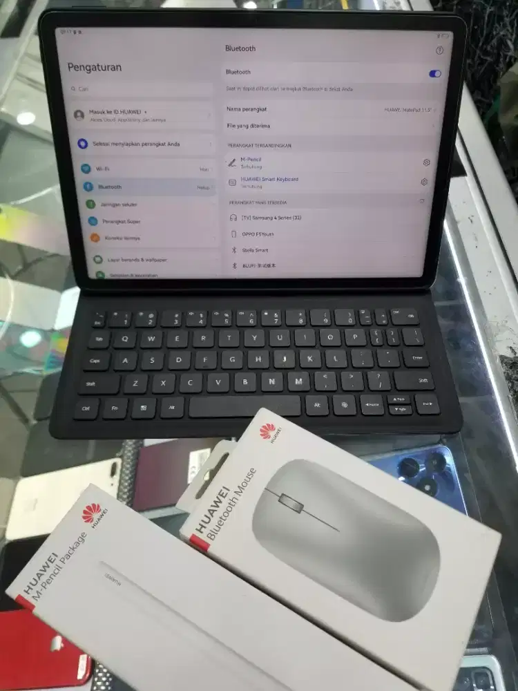 Huawei MatePade 11,5 inch 8/256 GB Plus pen, keybord dan mouse