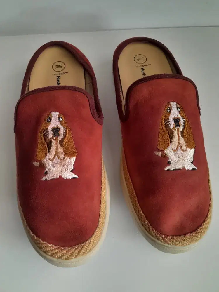 Sandal Hush Puppies Red Suide Original