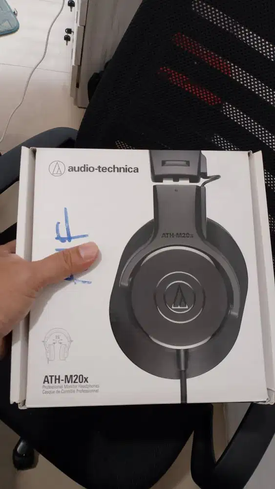 Headphone ATH M20x Warna Hitam