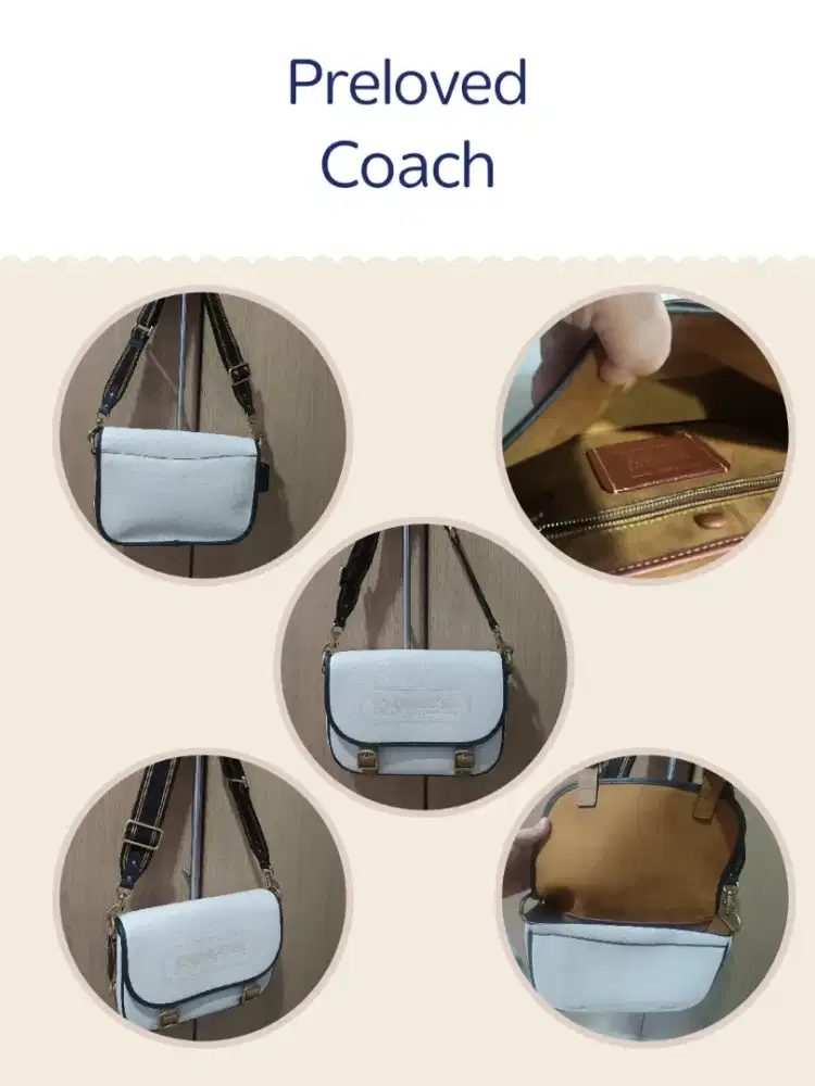 Jual Preloved Tas Coach Ori