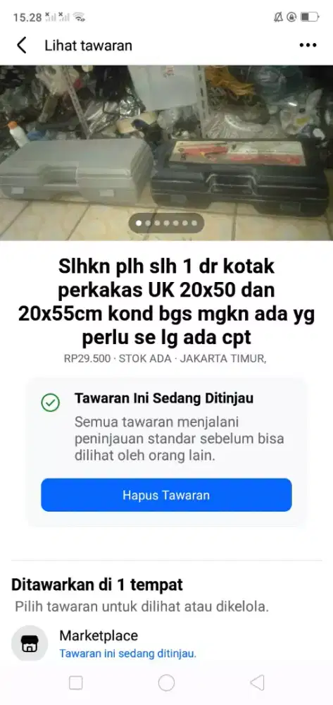 Slhkn plh slh 1 dr kotak peralatan kond bgs mgkn ada yg perlu murah sj