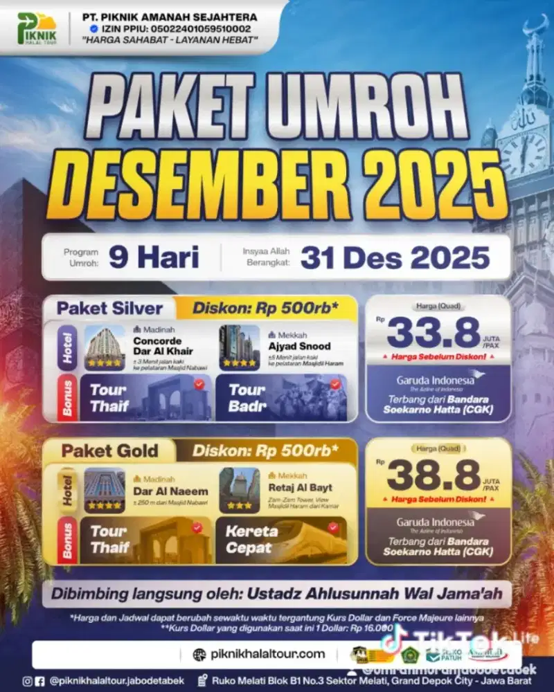 Umrah akhir tahun