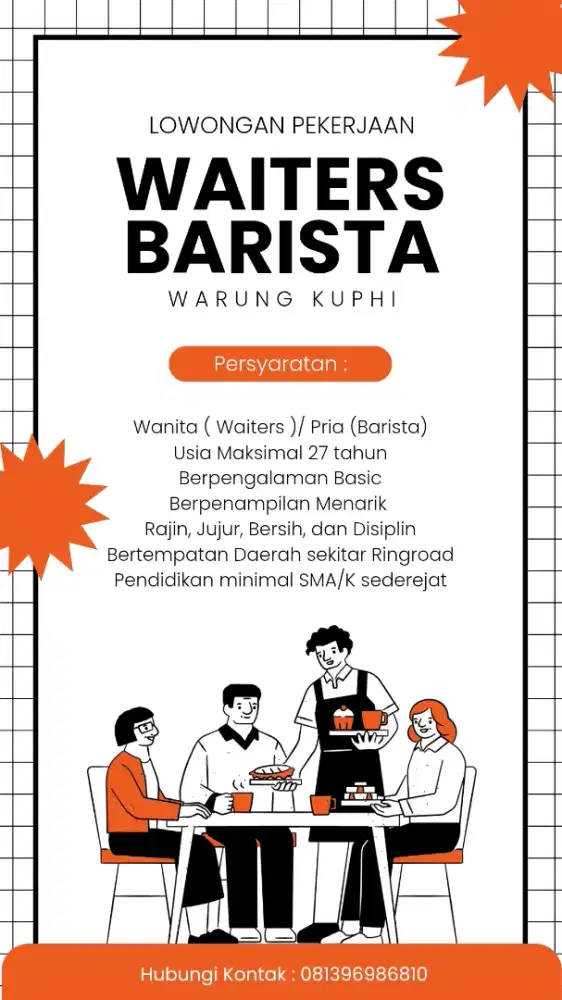 LOWONGAN KERJA WARUNG KUPHI