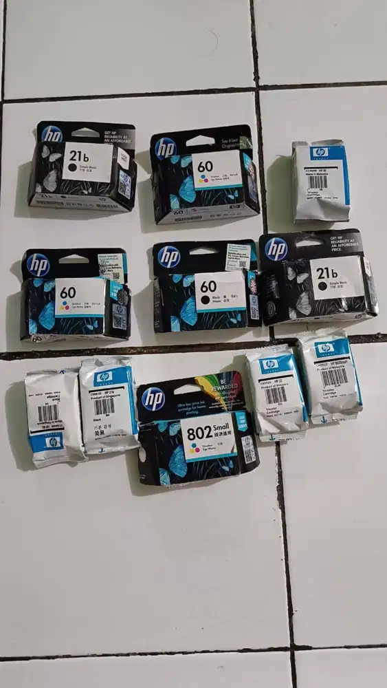 Catridge HP sisa pengadaan