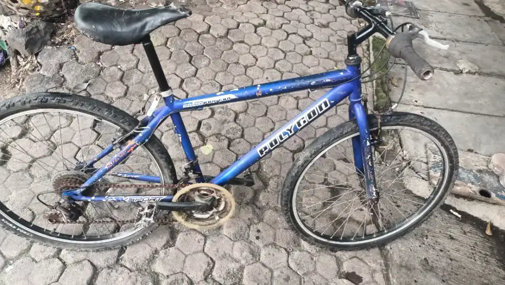 Sepeda gunung uk26 rem pakem ban tebal semua