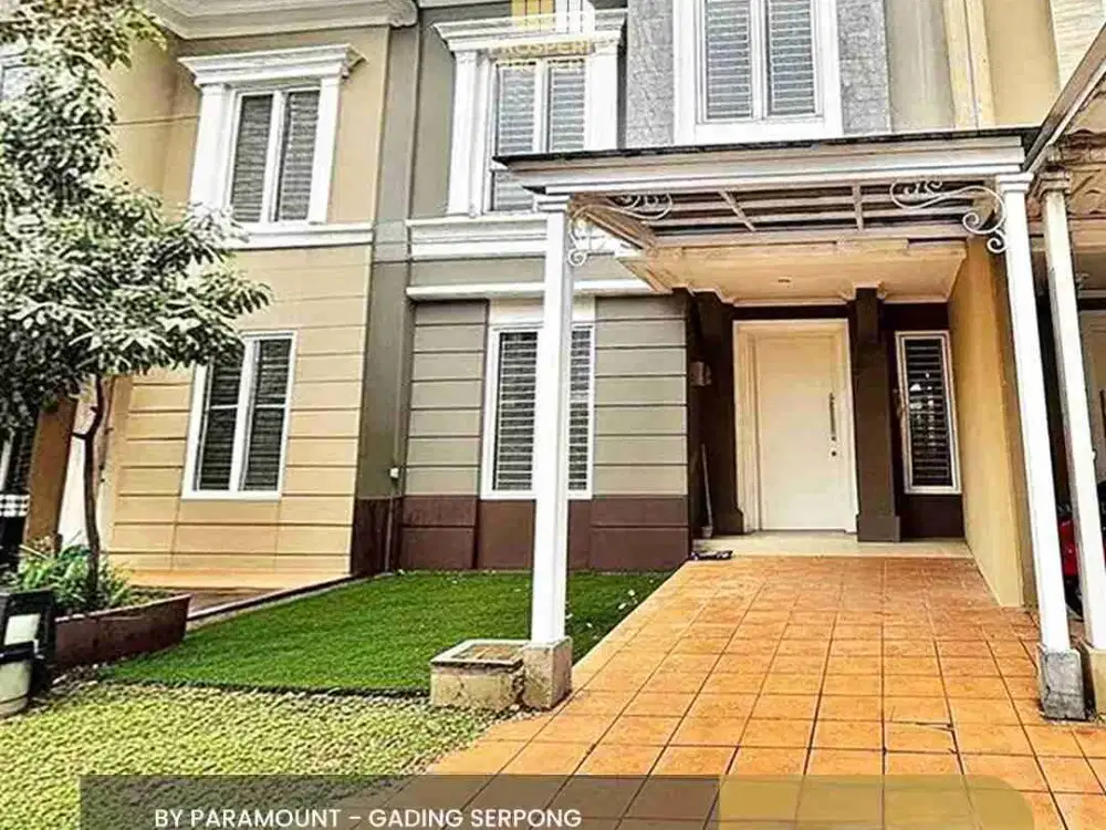 Rumah Cantik Full Furnish Lokasi Strategis Cluster Karelia Village Gading Serpong