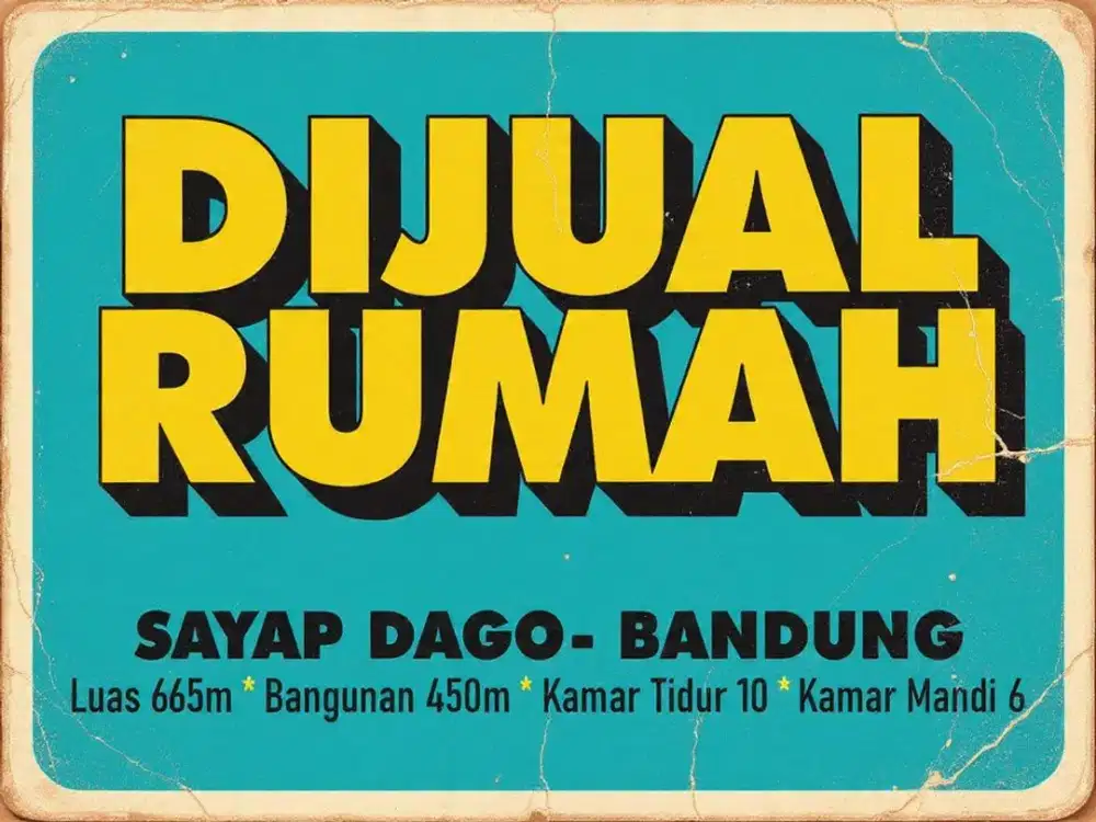 JUAL RUMAH PRIME LOKASI AREA BISNIS DI, SAYAP DAGO, SAYAP RIAU, DAGO, BANDUNG PUSAT,