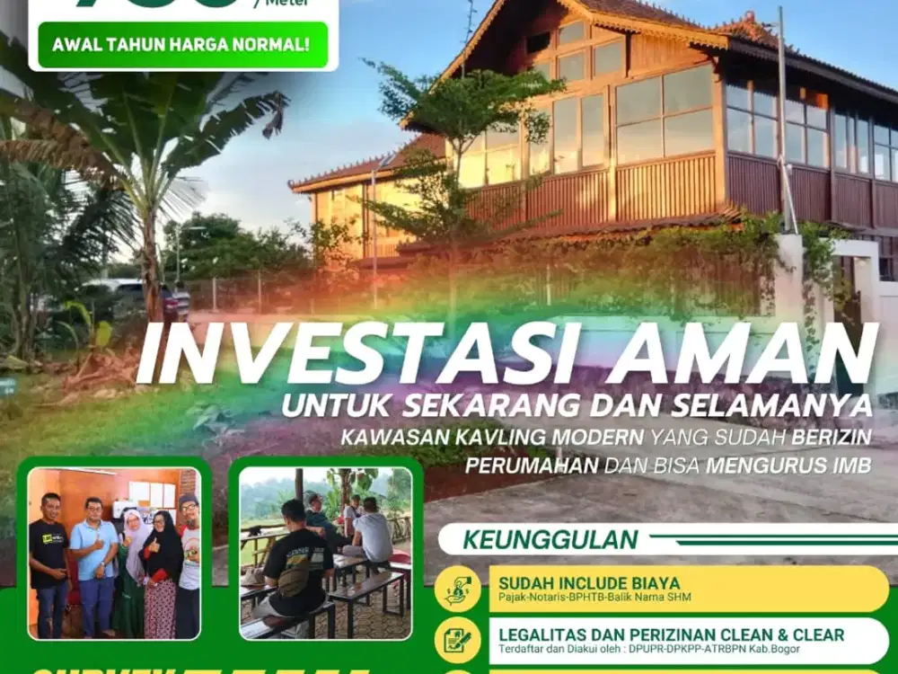 Jual Tanah SHM Murah Garden Hilss Sukarasa Bogor Timur