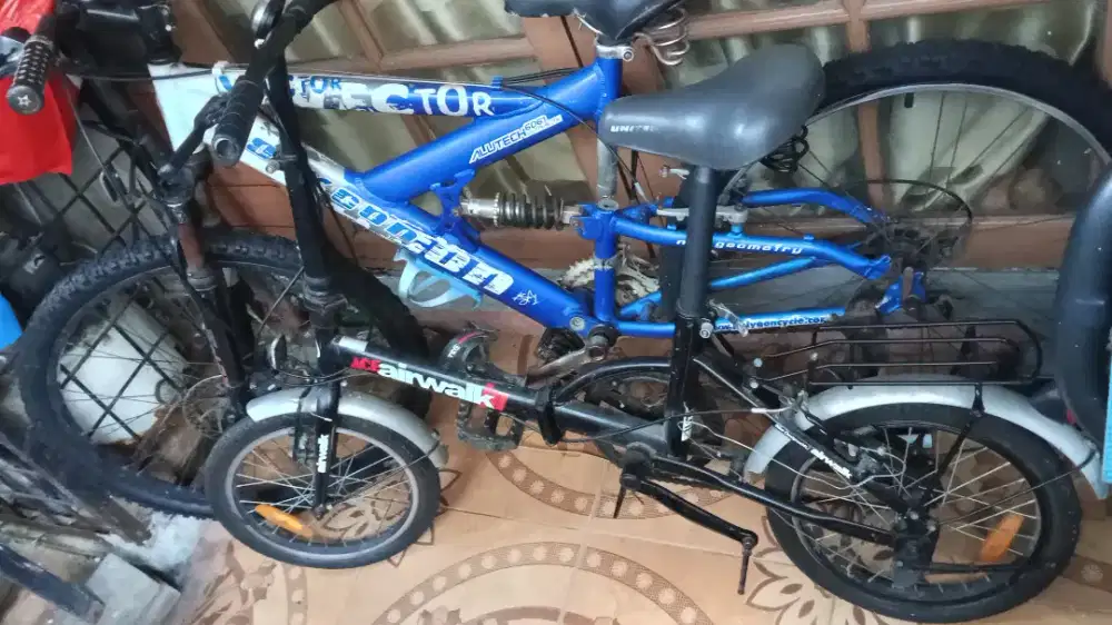 Di jual sepeda gunung dan sepeda lipat