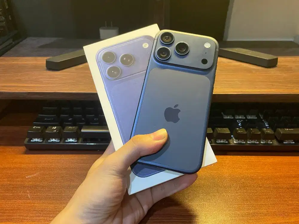 IPHONE 17 PRO BLUE 256 GB RESMI IBOX SECOND