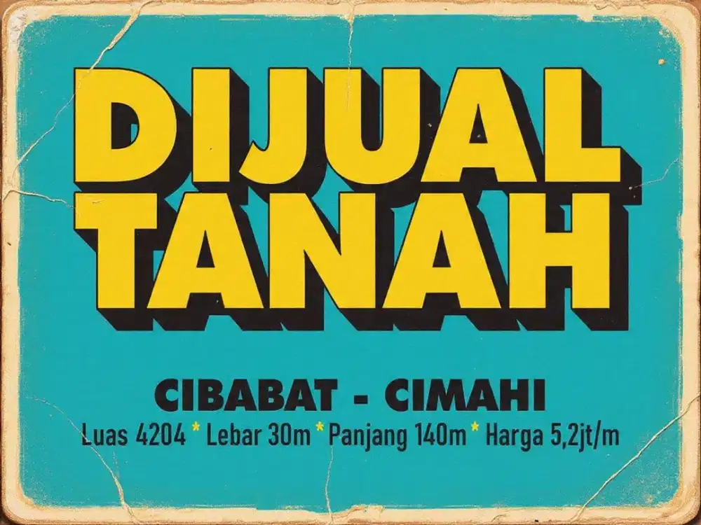 JUAL TANAH MURAH , CIMAHI, CIBABAT, CIMAHI UTARA, BANDUNG, JL. PASANTREN,