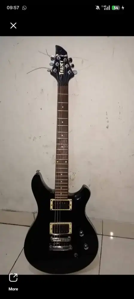 gitar rockwell fullset ampli distorsi + aksesoris