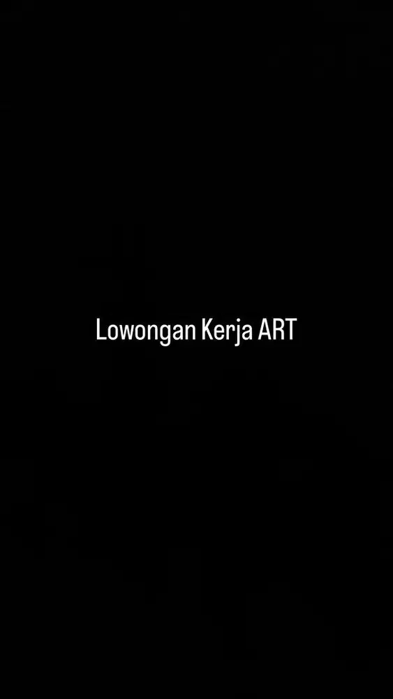 Lowongan Kerja ART