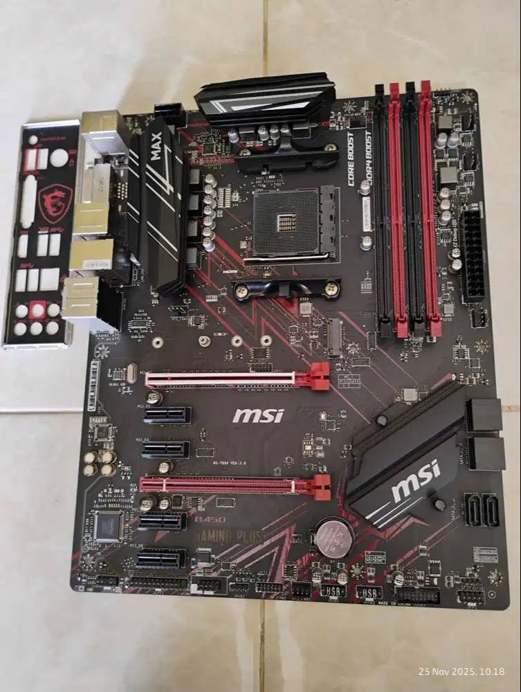 MSI B450 GAMING PLUS MAX Socket AMD AM4 Ryzen Gen 1/2/3/4/5