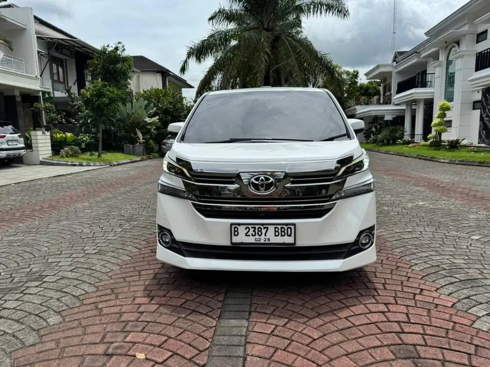 Vellfire G ATPM Matic 2017 istimewa low kilometer