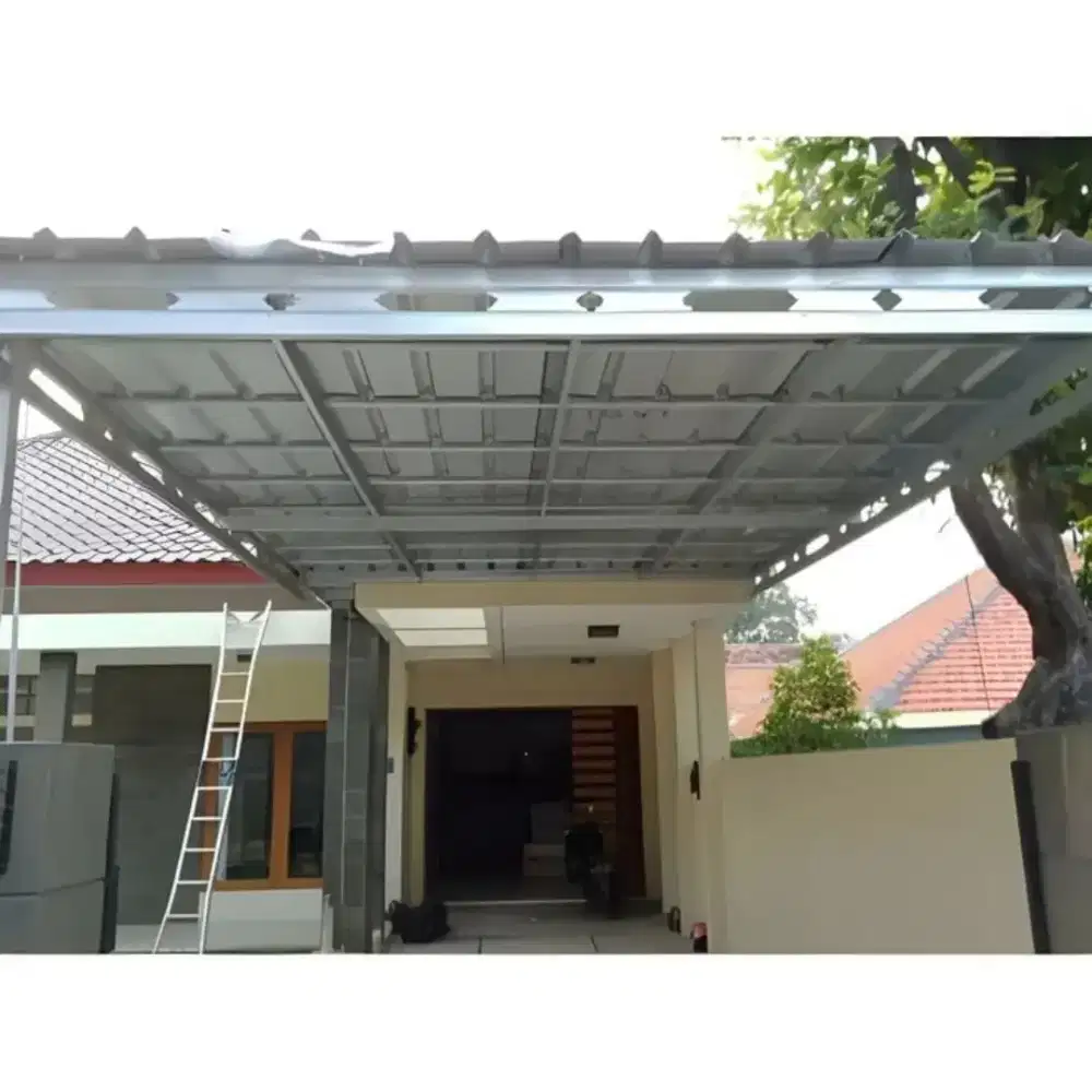 kanopi bajaringan atap spandek murah + berkualitas