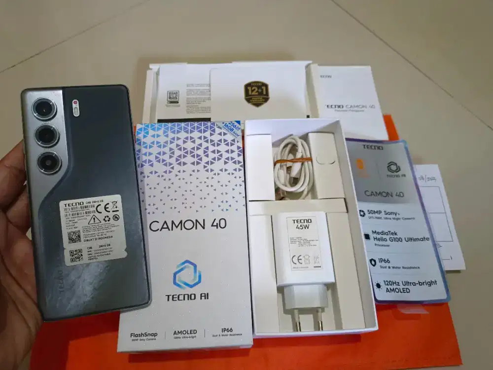 Tecno camon 40 Ram 8+8/256 gb