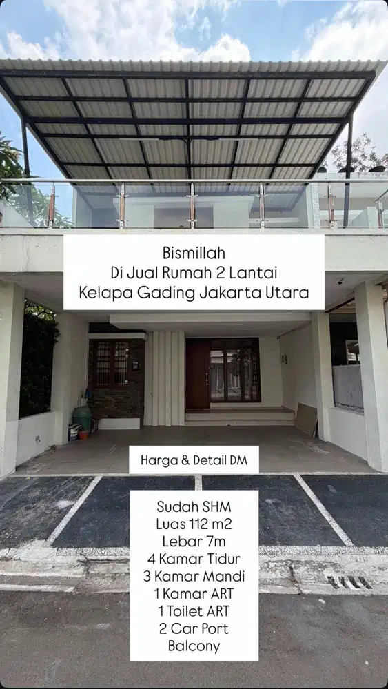 Di Jual Rumah 2 Lantai di Kelapa Gading Jakarta Utara
