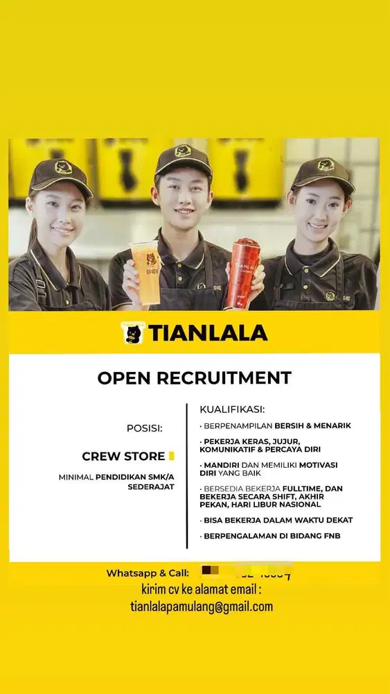 Open recruitment, dibutuhkan secepat nya