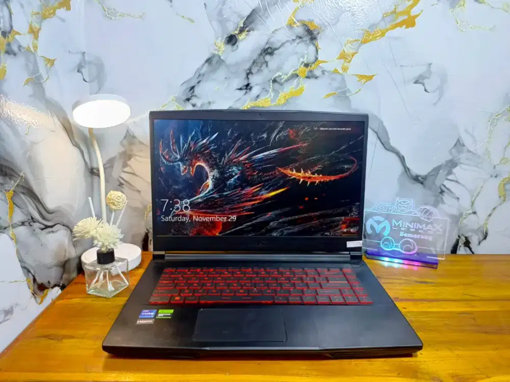 MSI Thin I7 RTX 3050 Garansi Resmi  16GB NVME 512GB Backlight FHD IPS