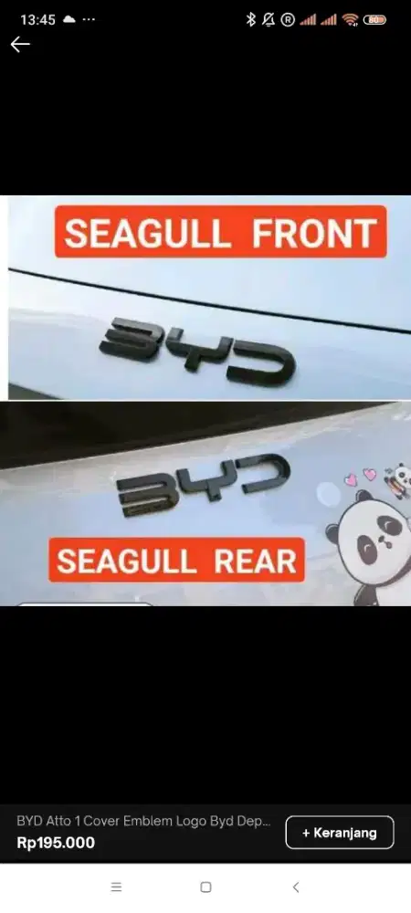 Logo byd ATTO 1 HITAM