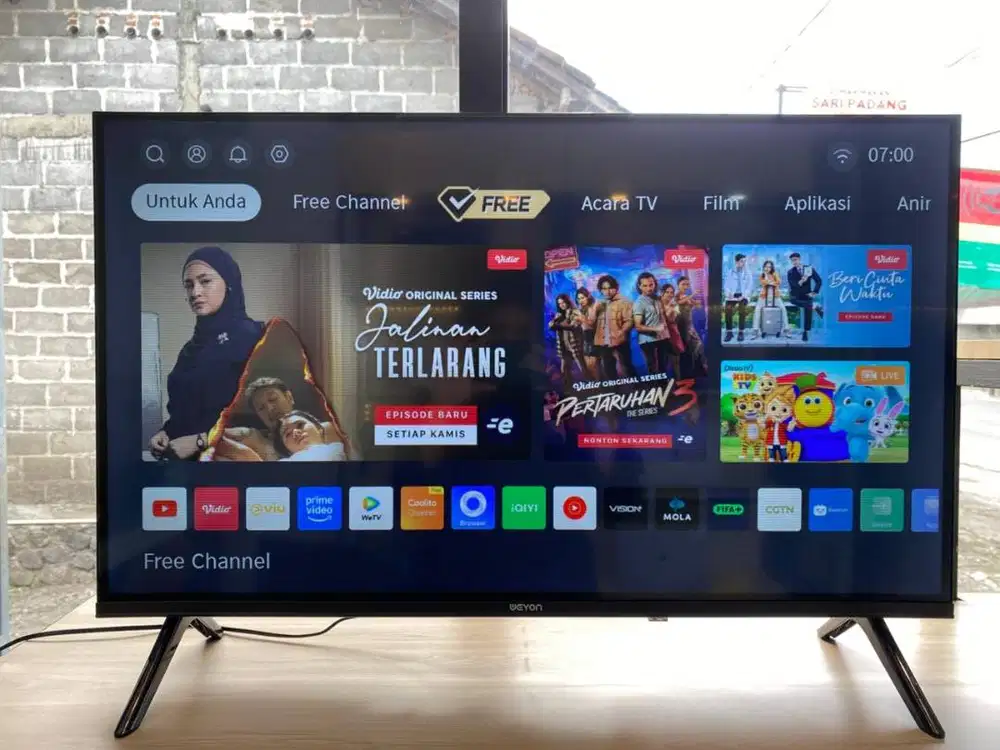TV Weyon 32” Smart TV Layar Cerah, Fitur Lengkap, YouTube Lancar