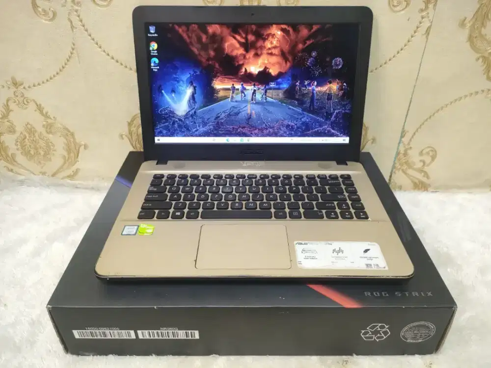 Laptop ASUS X441U -CORE I3 GEN6 -SSD 256GB -4GB -SIAP PAKE -GRESS
