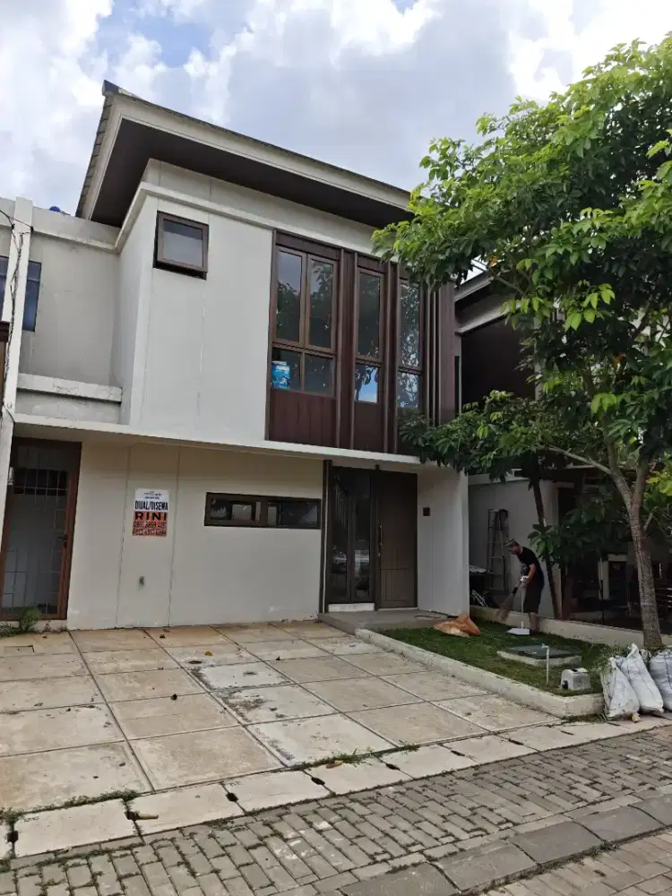 Dijual Rumah belum pernah huni di springhill yume lagoon cisauk bagus