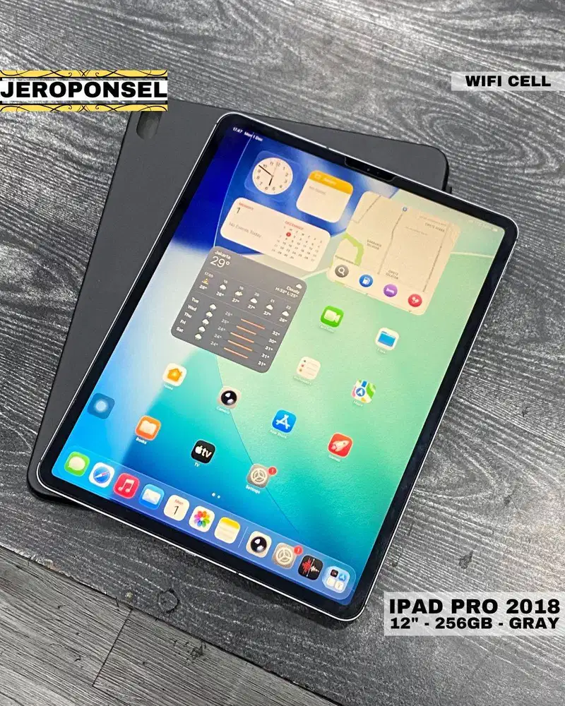 IPAD PRO 2018 12,9 INCH 256GB WIFI CELL BH 83% MURAH GARANSI ORIGINAL