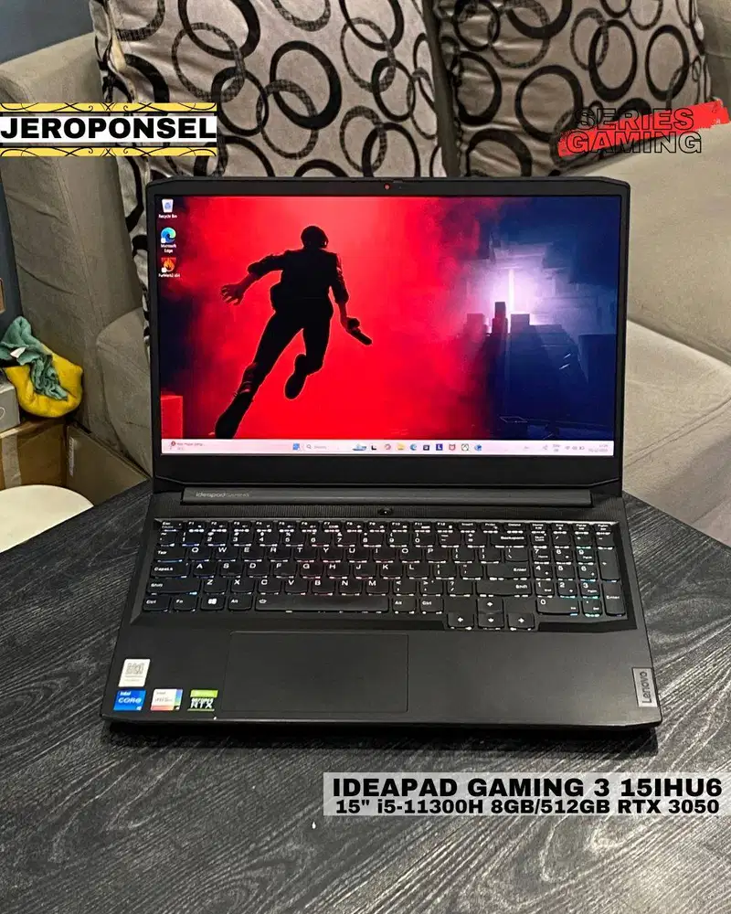 LENOVO IDEAPAD GAMING 3 15IHU6 15 i5-11300H 8GB/512GB RTX 3050 4GB