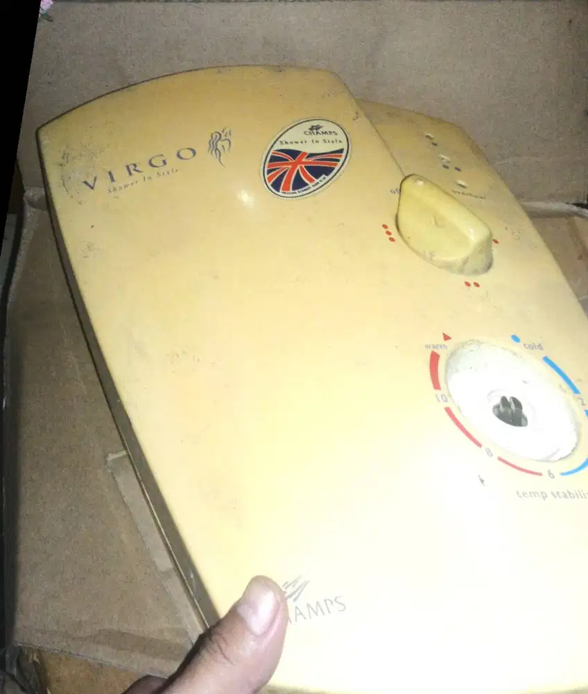 Water heater coklat cream