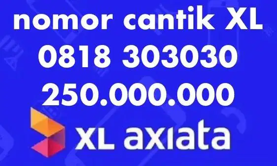 NOMOR CANTIK XL 303030 , untuk iphone 17 pro max samsung fold 7 ultra