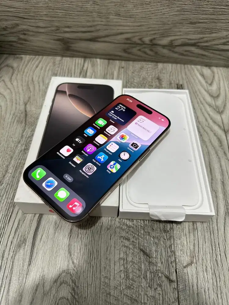 Iphone 16 Pro 128gb Desert IBOX Garansi On Juni 2026