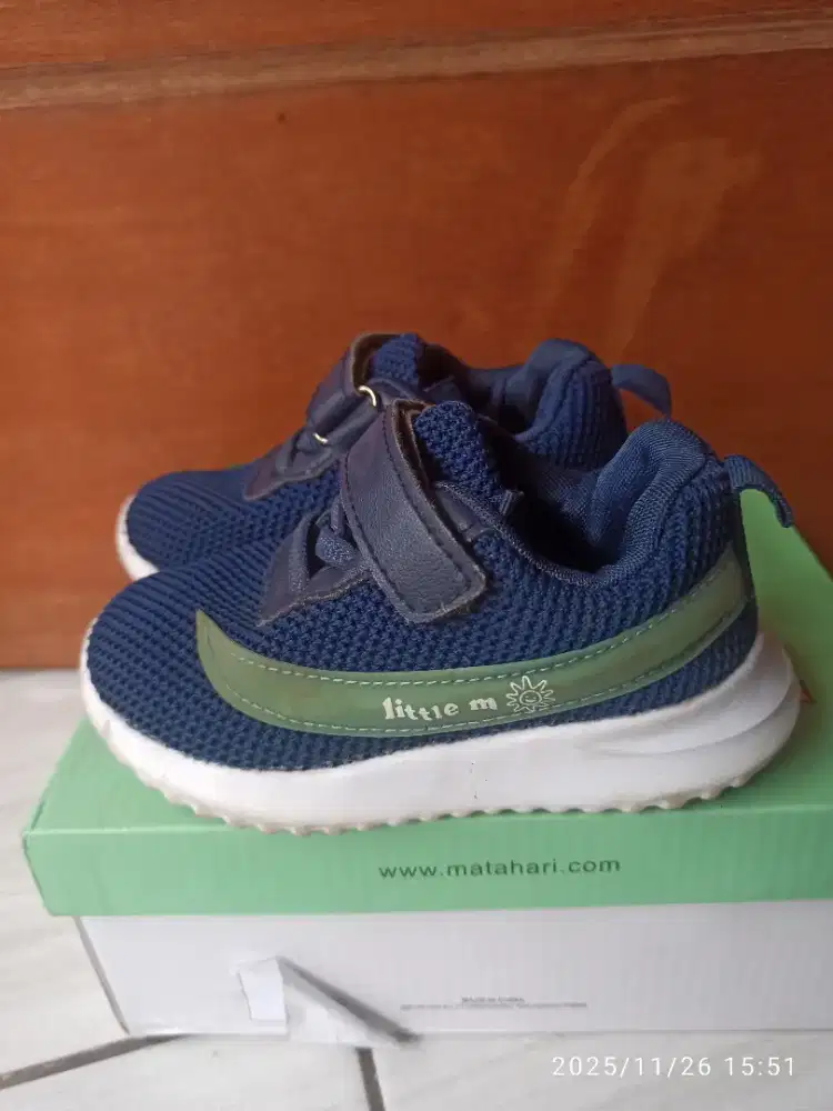 SEPATU ANAK LITTLE M WARNA NAVY