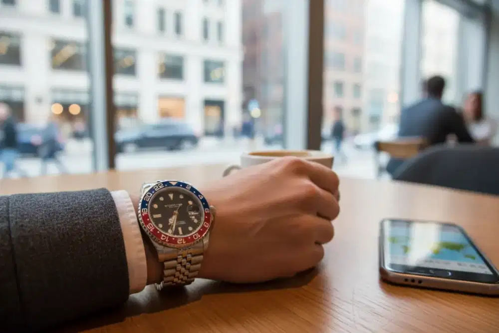 Preloved Jam tangan second pria Stuhrling Quartz Original Bracelet