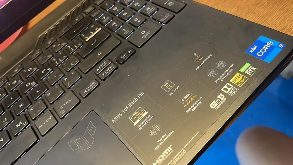 asus tuf dash f15 pemakaian pribadi