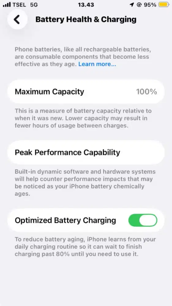 iPhone SE 3 2022 128GB BH100% ORI Garansi masi on