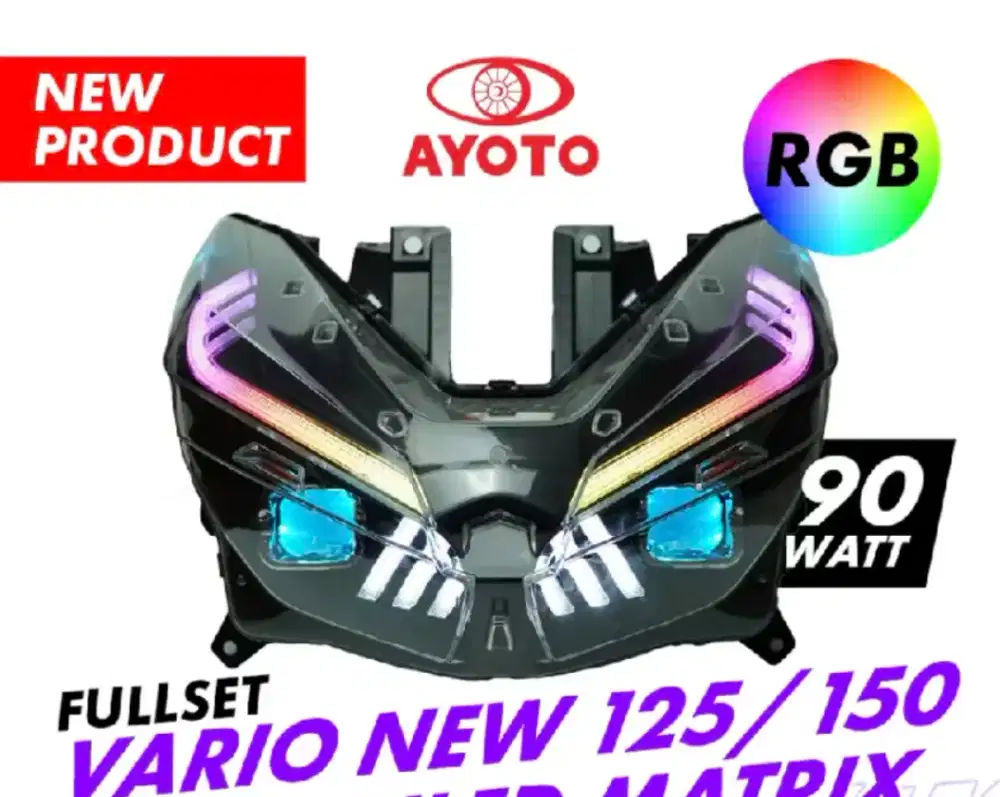 HEADLAMP AYOTO FULLSET RGB