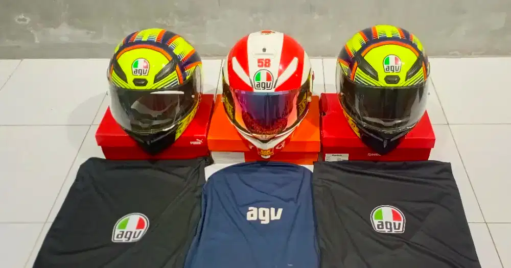 AGV not arai, shoee, hjc
