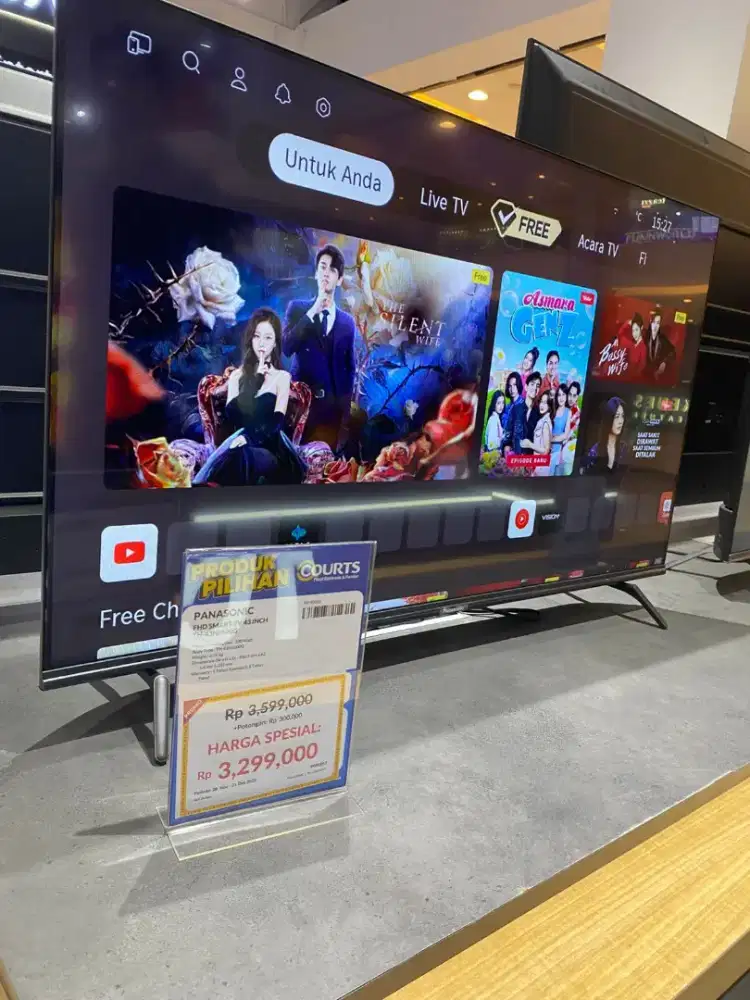 Cicilan TV PANASONIC SMART TV 43 INCH