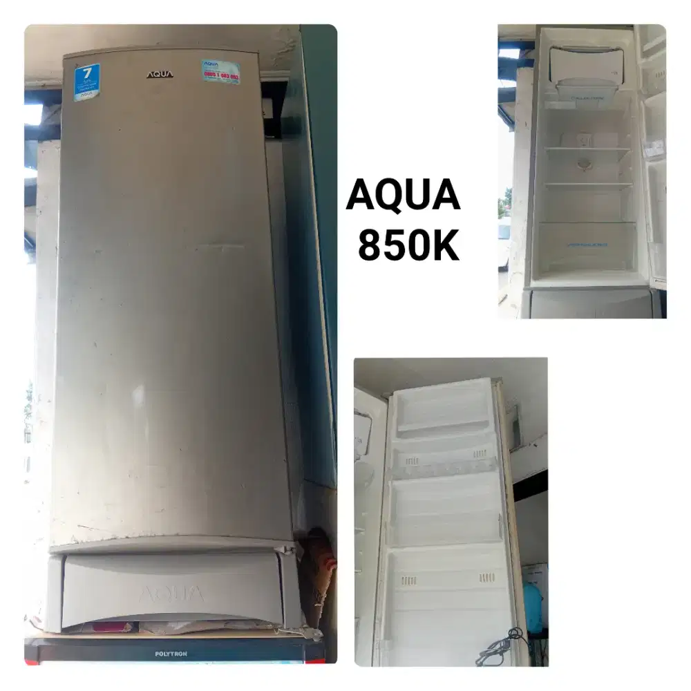 Kulkas AQUA bekas bergaransi