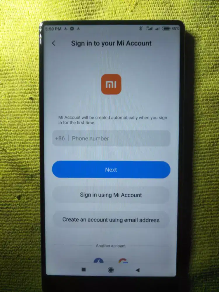 XIAOMI MI MIX lithium,ram 6/256gb,4G LTE.
