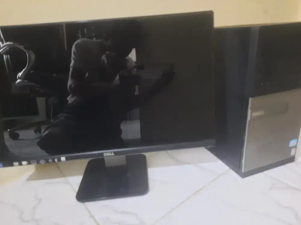 Jual CPU/Monitor Merek Dell Kondisi Mati Gembling aja Harga Murah COD