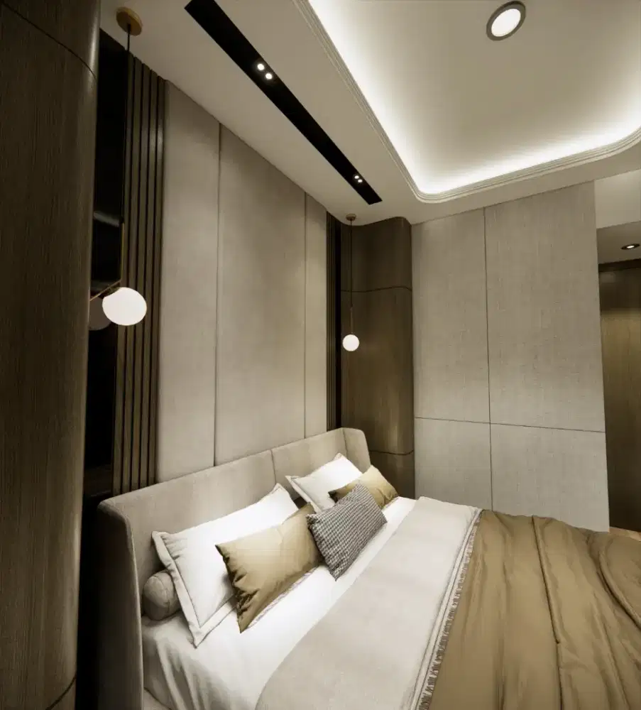 Furniture kantor dekorasi gypsum penyekat ruangan perkantoran