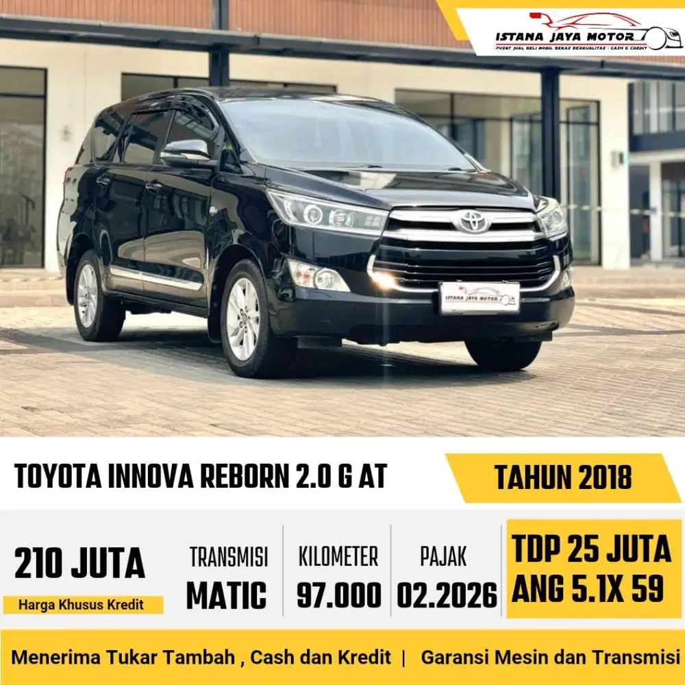 KONDISI TERAWAT Toyota Kijang Innova 2.0 G AT 2018
