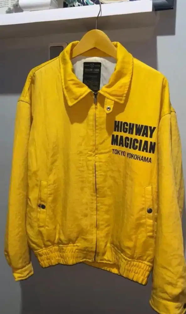 yellow corn racing jacket